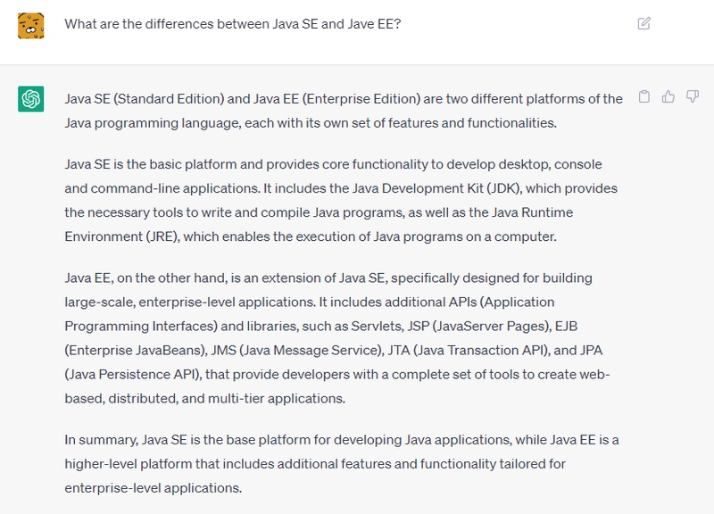 What are the differences between Java SE and Jave EE?