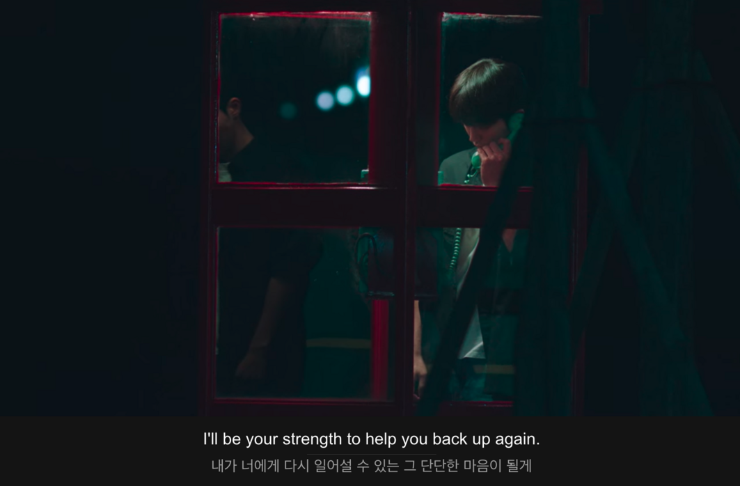 I'll be your strength to help you back up again.