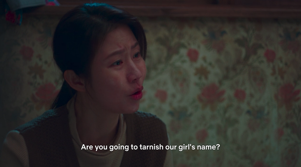 Are you going to tarnish our girl's name?